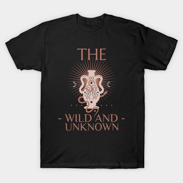 The Wild And Unknown Design T-Shirt by ArtPace